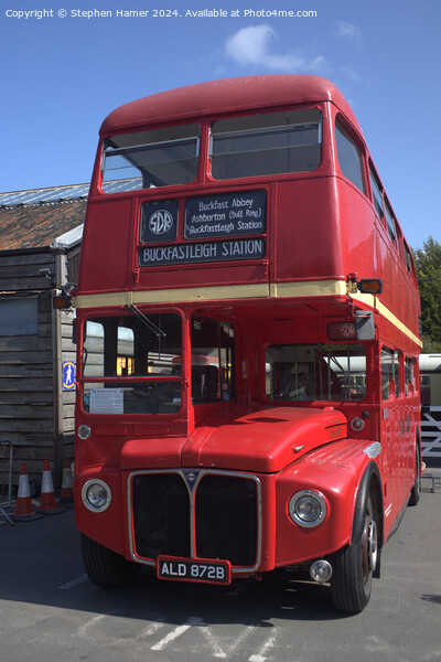 Routemaster Bus Picture Board by Stephen Hamer