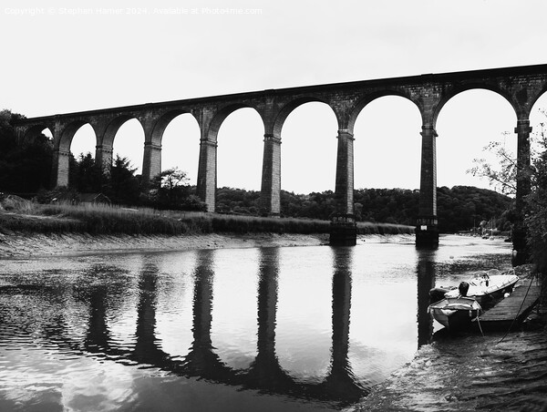 Calstock Viaduct Picture Board by Stephen Hamer
