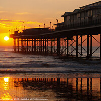 Buy canvas prints of Pier of Fire by Stephen Hamer