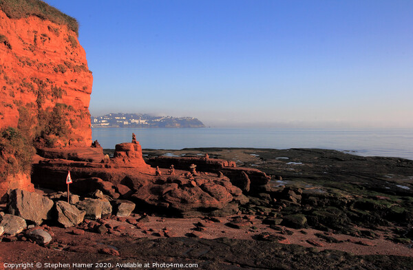 Majestic Red Sandstone Cliffs Picture Board by Stephen Hamer