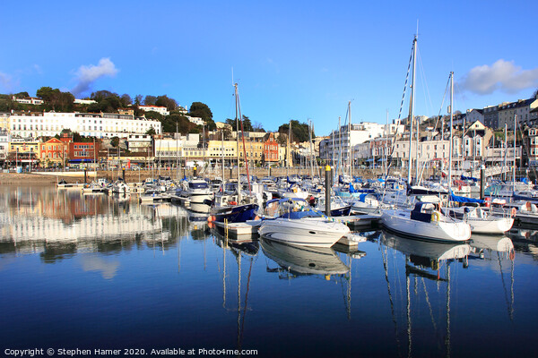 Torquay inner harbour Picture Board by Stephen Hamer