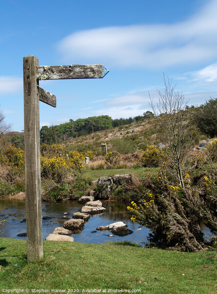 Dartmoor Direction Post's Picture Board by Stephen Hamer