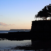 Buy canvas prints of Headland silhouette by Stephen Hamer