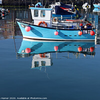 Buy canvas prints of Boat Reflection by Stephen Hamer