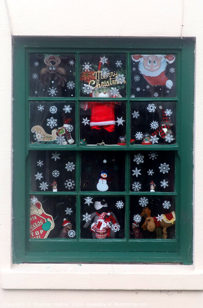 Merry Christmas window Picture Board by Stephen Hamer