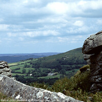 Buy canvas prints of A view from Hound Tor by Stephen Hamer