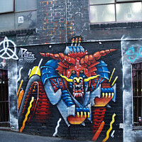 Buy canvas prints of Melbourne Street Art by Stephen Hamer