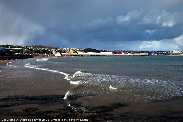 Paignton Seafront Picture Board by Stephen Hamer