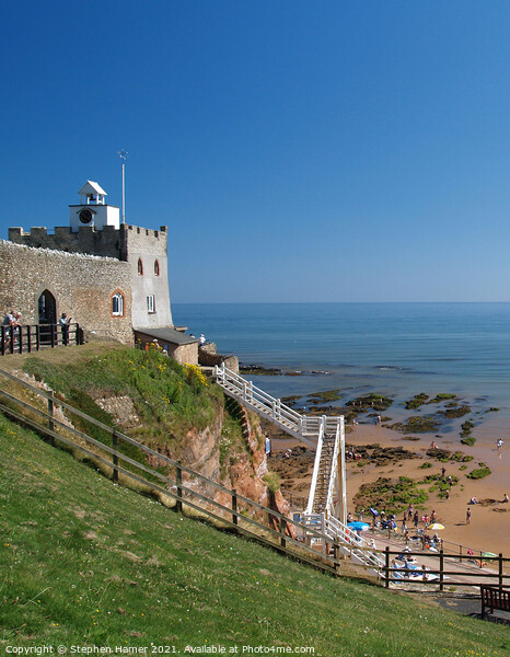 Jacobs Ladder Sidmouth Picture Board by Stephen Hamer