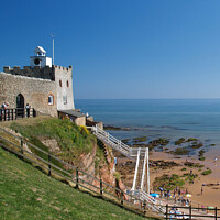 Buy canvas prints of Jacobs Ladder Sidmouth by Stephen Hamer