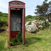 Buy canvas prints of Old Red Telephone Box by Stephen Hamer