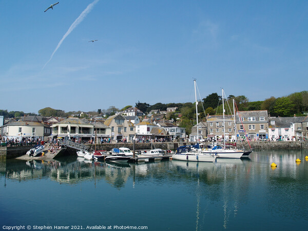 Padstow Cornwall harbour Picture Board by Stephen Hamer