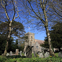 Buy canvas prints of St Petroc's Church South Brent by Stephen Hamer