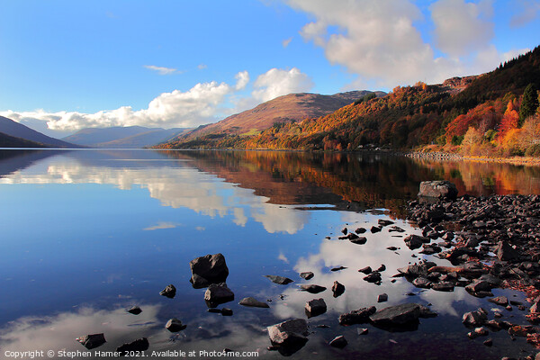 Loch Earn Picture Board by Stephen Hamer