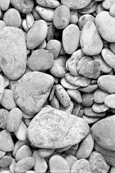 Grey Pebbles Picture Board by Stephen Hamer