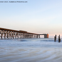 Buy canvas prints of Steetley Pier, Hartlepool, County Durham, UK.  by David Forster