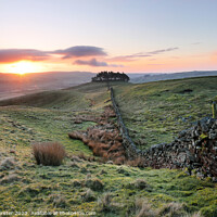 Buy canvas prints of Kirkcarrion Sunrise, Teesdale, County Durham, UK by David Forster