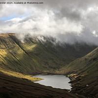 Buy canvas prints of Sunshine on Hayeswater, Lake District, Cumbria, UK by David Forster