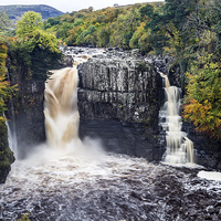 Buy canvas prints of High Force Teesdale County Durham England by David Forster