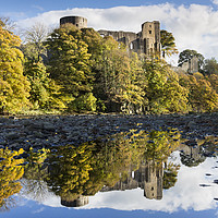 Buy canvas prints of Barnard Castle Autumn, Teesdale, County Durham UK. by David Forster