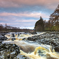 Buy canvas prints of Low Force Upper Falls, River Tees, Teesdale by David Forster