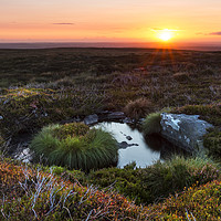 Buy canvas prints of Beautiful North Pennine Sunrise by David Forster