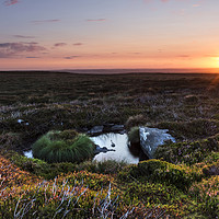 Buy canvas prints of North Pennine Sunrise by David Forster
