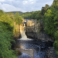 Buy canvas prints of Summer Solstice Sun Illuminating High Force by David Forster