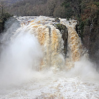 Buy canvas prints of High Force During Storm Ciara by David Forster