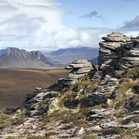 Buy canvas prints of  Stac Pollaidh from Cairn Conmheall, Scotland, UK by David Forster