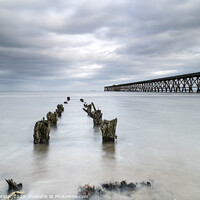 Buy canvas prints of The Disused Steetley Pier, Hartlepool, County Durham, UK. by David Forster
