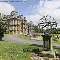 Buy canvas prints of The Bowes Museum in Summer, Barnard Castle by David Forster