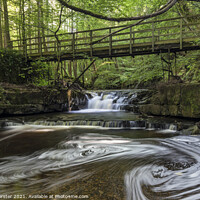 Buy canvas prints of  Hudeshope Beck, Middleton-in-Teesdale, County Durham, by David Forster