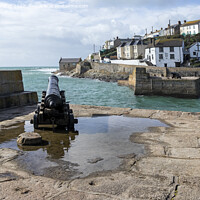 Buy canvas prints of Porthleven Harbour, Cornwall, UK by David Forster