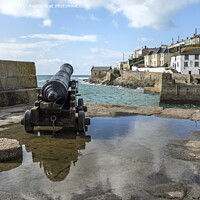 Buy canvas prints of  Porthleven Harbour, Cornwall, UK by David Forster