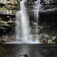 Buy canvas prints of Rainbow Light, Summerhill Force and Gibson’s Cave, Teesdale by David Forster