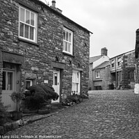 Buy canvas prints of Street view in the village of Dent, Yorkshire Dales by Richard Long