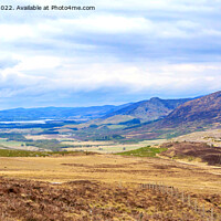 Buy canvas prints of The Great Glen from Suidhe Viewpoint  by Richard Long