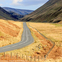 Buy canvas prints of Road from Moffat to Selkirk by Richard Long