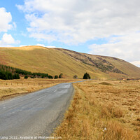 Buy canvas prints of Road from Moffat to Selkirk by Richard Long