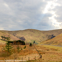 Buy canvas prints of Road to Moffat Scotland by Richard Long