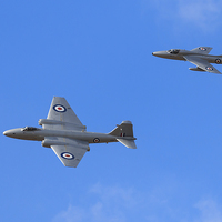 Buy canvas prints of Two jets from the past by Richard Long