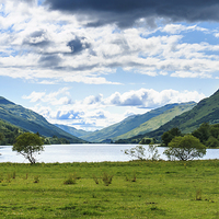 Buy canvas prints of View down Loch Voil Scotland by Richard Long