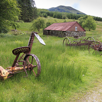 Buy canvas prints of Vintage farm implements by Richard Long