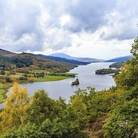 Buy canvas prints of  Queen's View  Loch Tummel by Richard Long
