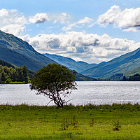 Buy canvas prints of Loch Voil, Freshwater loch by Richard Long
