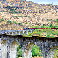 Buy canvas prints of Jacobite Steam Train by Richard Long