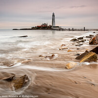Buy canvas prints of St Mary`s Lighthouse by Phil Reay