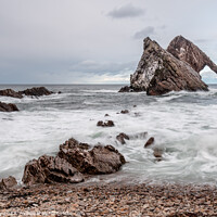 Buy canvas prints of Long exposure of Bow Fiddle Rock by Phil Reay