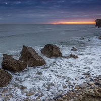 Buy canvas prints of  Sunrise over Graham Sands by Phil Reay